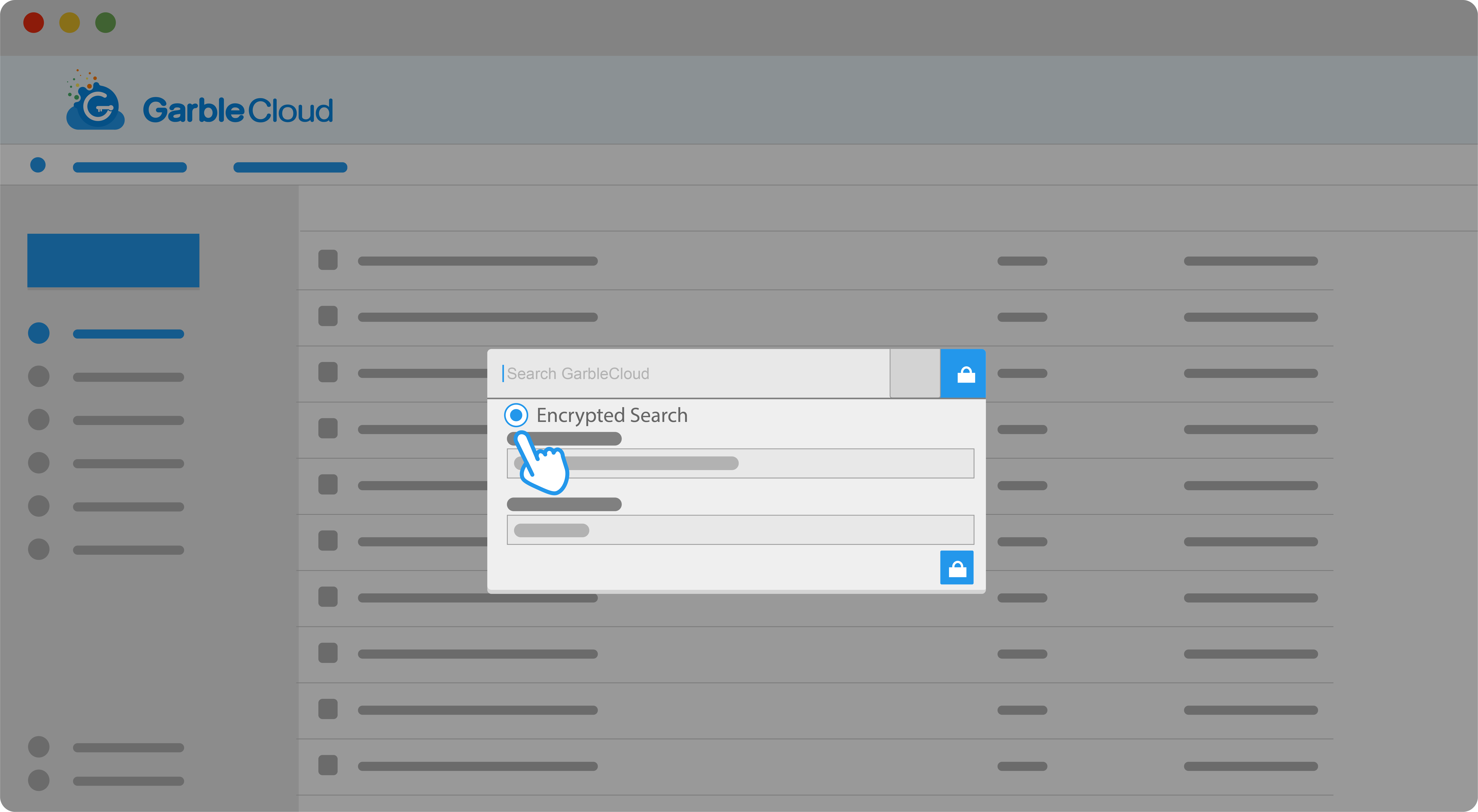 screenshot of Garble Cloud